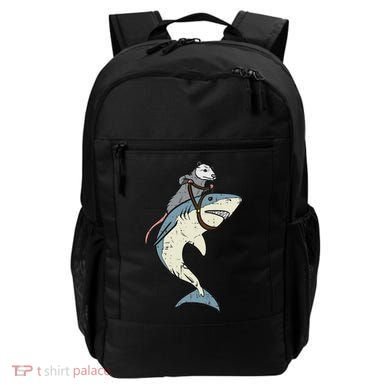 Opossum Riding Shark Fun Possum Backpack