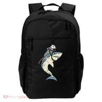 Opossum Riding Shark Fun Possum Backpack thumb 0