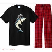 Opossum Riding Shark Fun Possum Pajama Set thumb 0