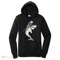 Opossum Riding Shark Fun Possum Women's Hoodie thumb 0