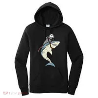 Opossum Riding Shark Fun Possum Women's Hoodie thumb 0