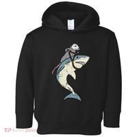 Opossum Riding Shark Fun Possum Toddler Hoodie thumb 0