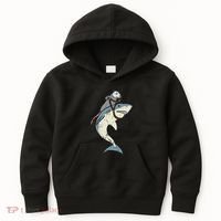 Opossum Riding Shark Fun Possum Kids Hoodie thumb 0