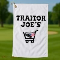 Our Rights Traitor Joe's USA Golf Towel thumb 1