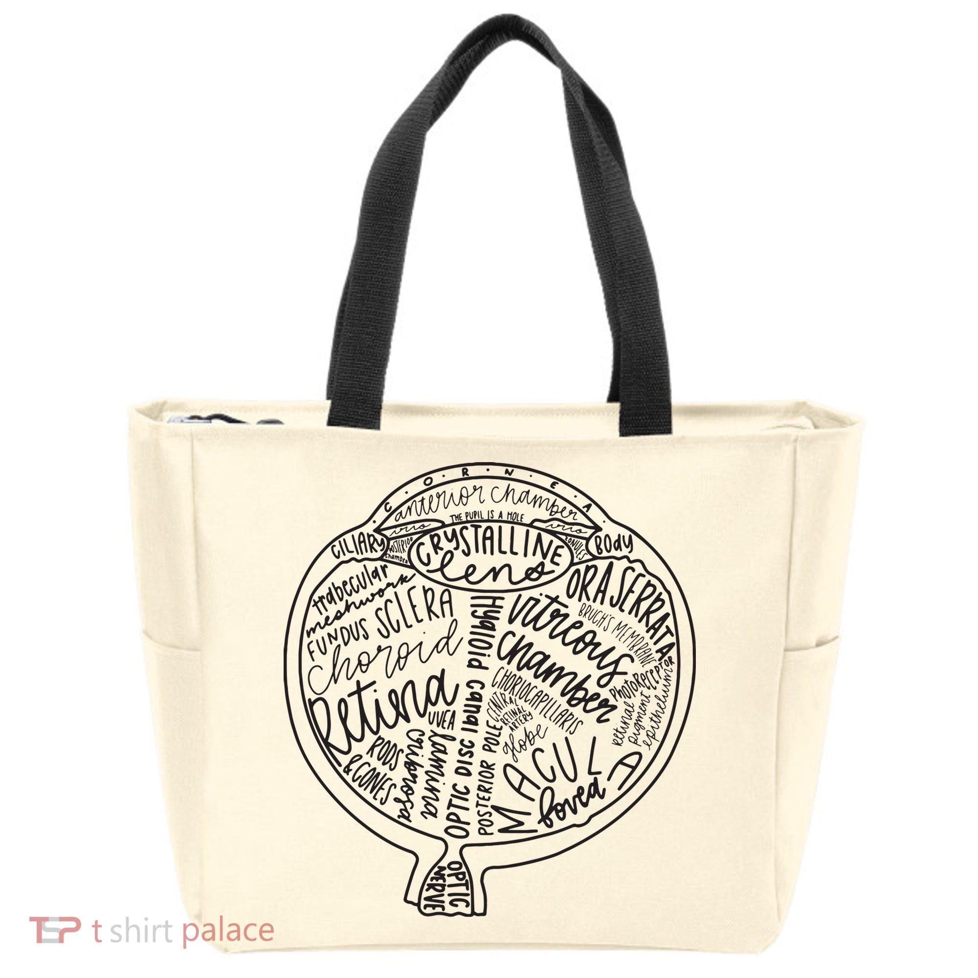 Optometrist Retina Tech Eyeball Anatomy Optician Eye Doctor Tote Bag