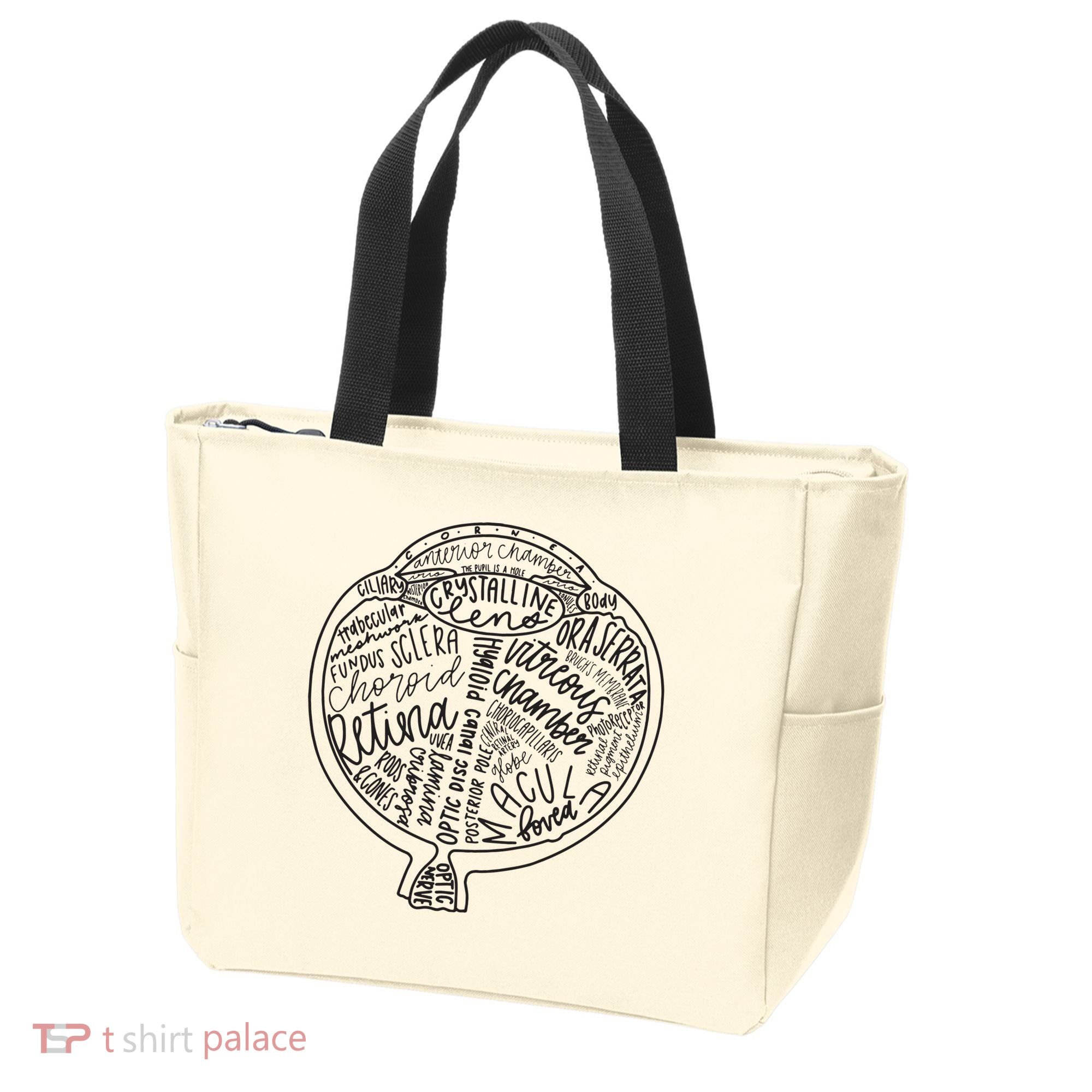 Optometrist Retina Tech Eyeball Anatomy Optician Eye Doctor Tote Bag