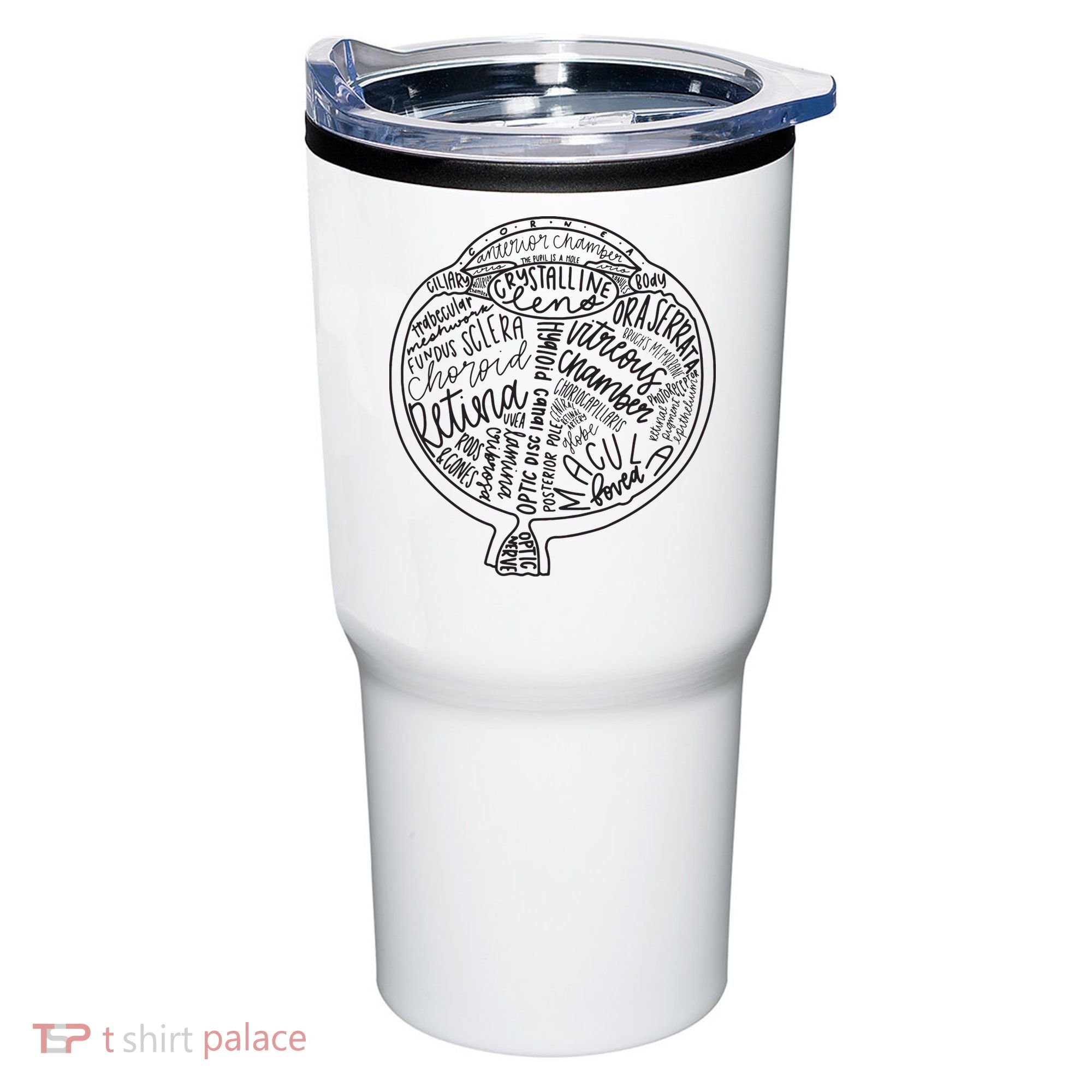 Optometrist Retina Tech Eyeball Anatomy Optician Eye Doctor Tumbler