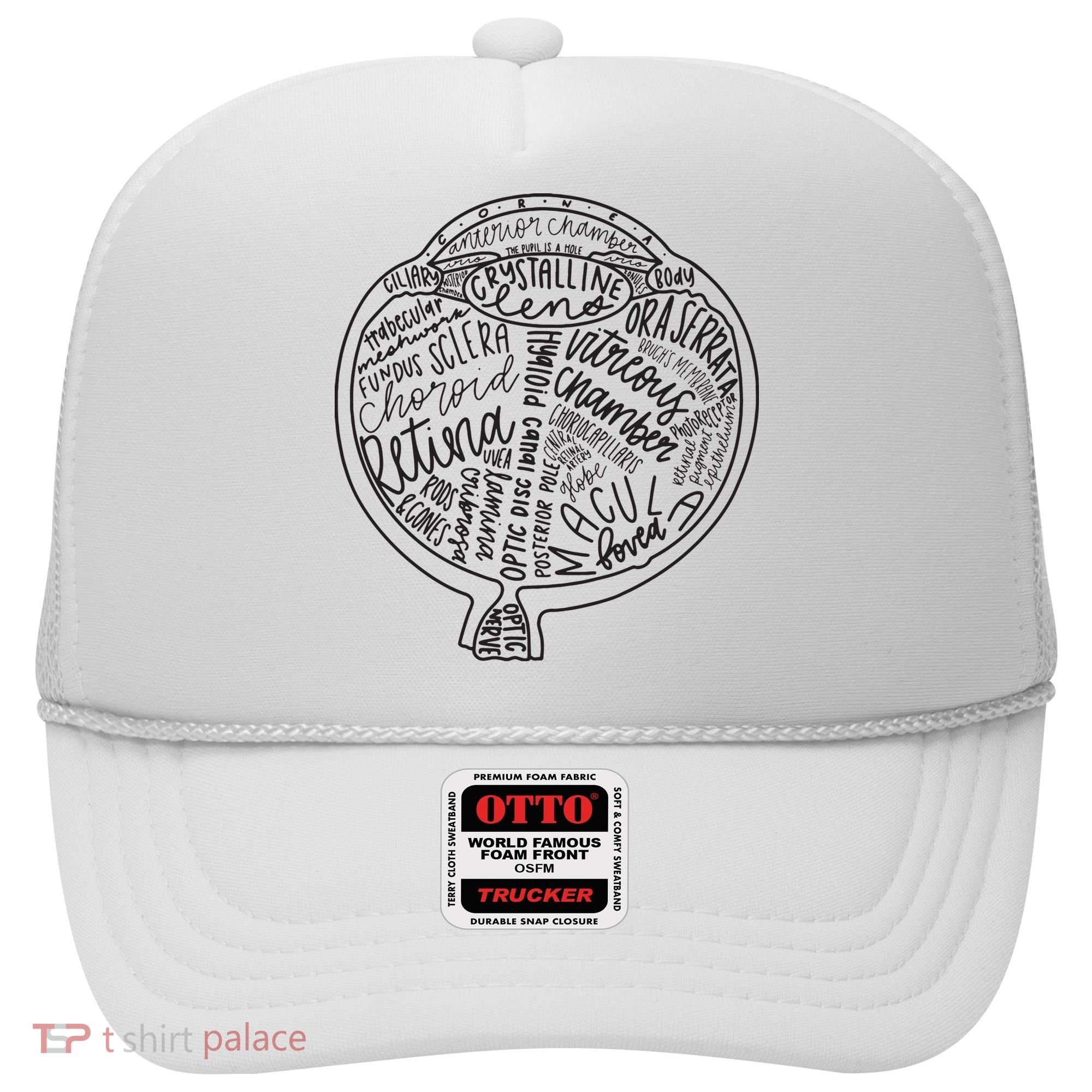 Optometrist Retina Tech Eyeball Anatomy Optician Eye Doctor Hat