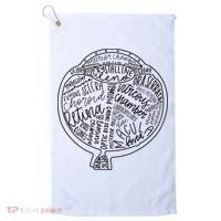 Optometrist Retina Tech Eyeball Anatomy Optician Eye Doctor Golf Towel thumb 0