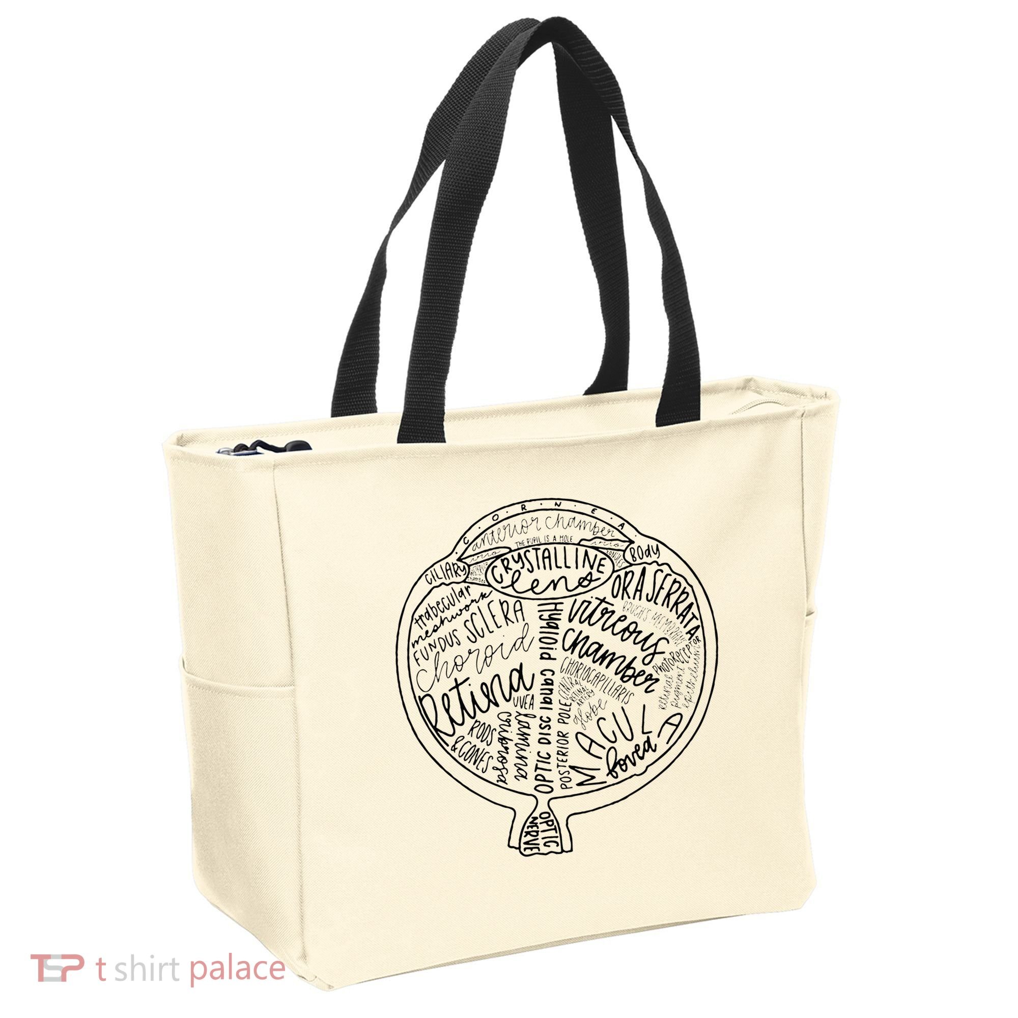 Optometrist Retina Tech Eyeball Anatomy Optician Eye Doctor Tote Bag