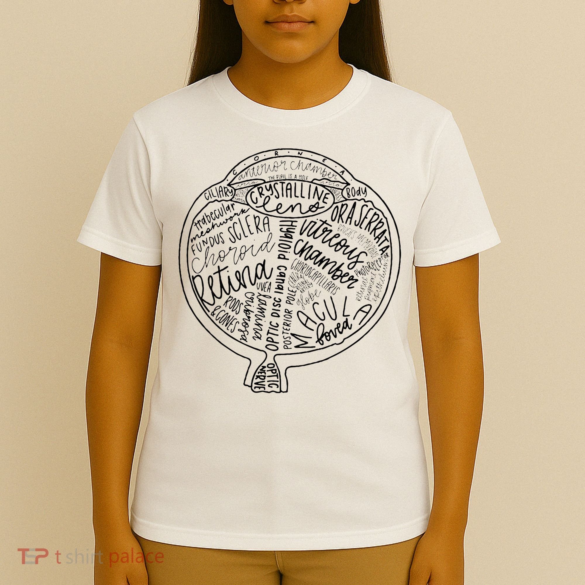 Optometrist Retina Tech Eyeball Anatomy Optician Eye Doctor T-Shirt