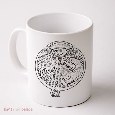 Optometrist Retina Tech Eyeball Anatomy Optician Eye Doctor Coffee Mug