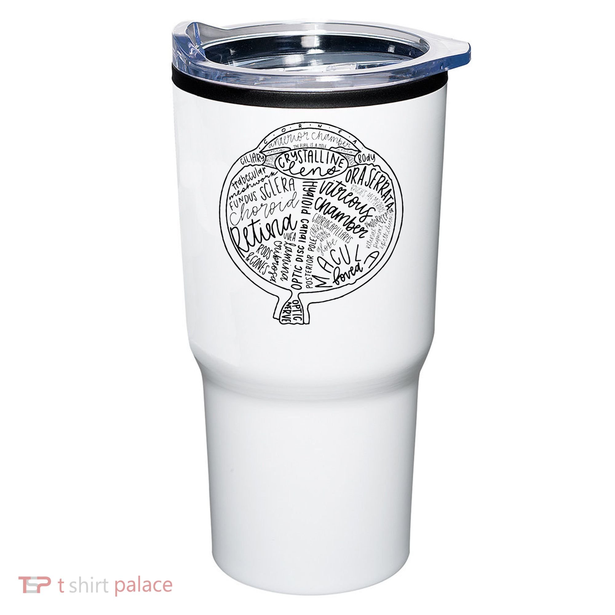Optometrist Retina Tech Eyeball Anatomy Optician Eye Doctor Tumbler
