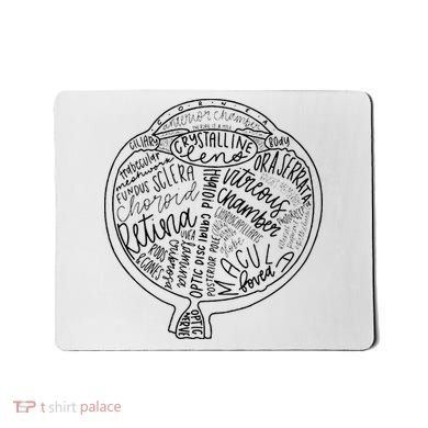 Optometrist Retina Tech Eyeball Anatomy Optician Eye Doctor Mousepad