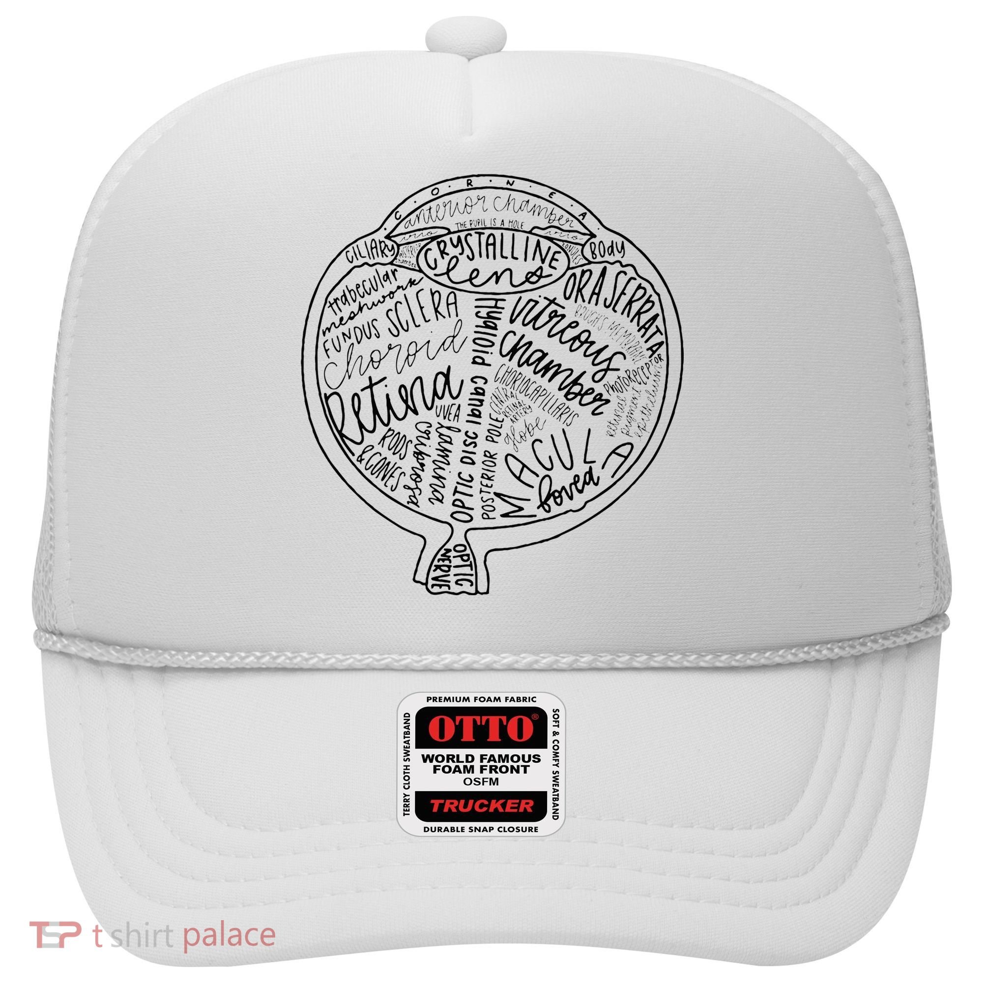 Optometrist Retina Tech Eyeball Anatomy Optician Eye Doctor Hat