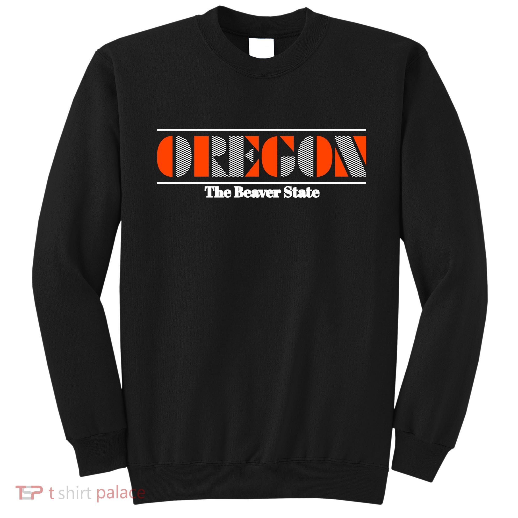 Oregon Retro The Beaver State Logo Sweatshirt