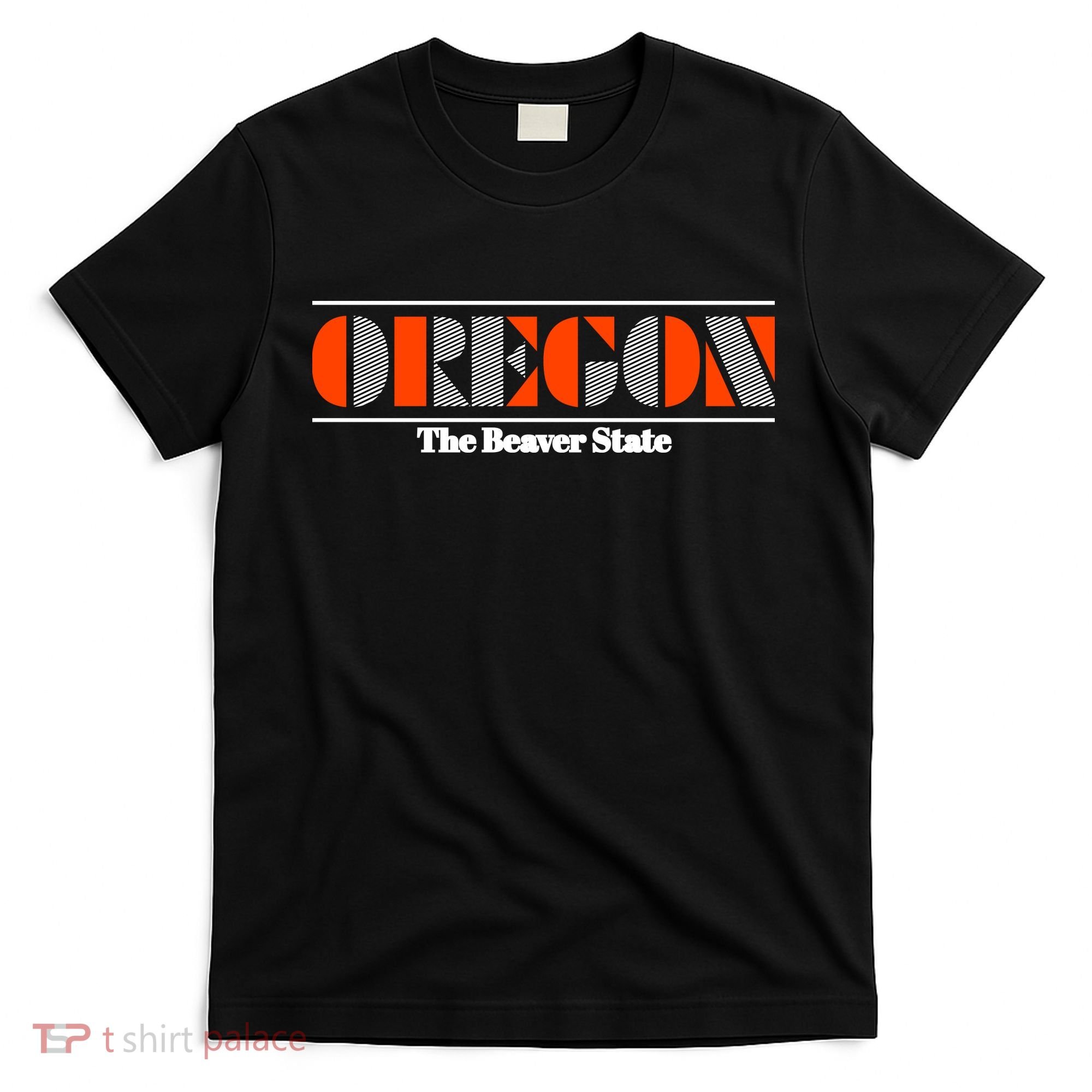 Oregon Retro The Beaver State Logo T-Shirt