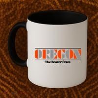 Oregon Retro The Beaver State Logo Coffee Mug thumb 2