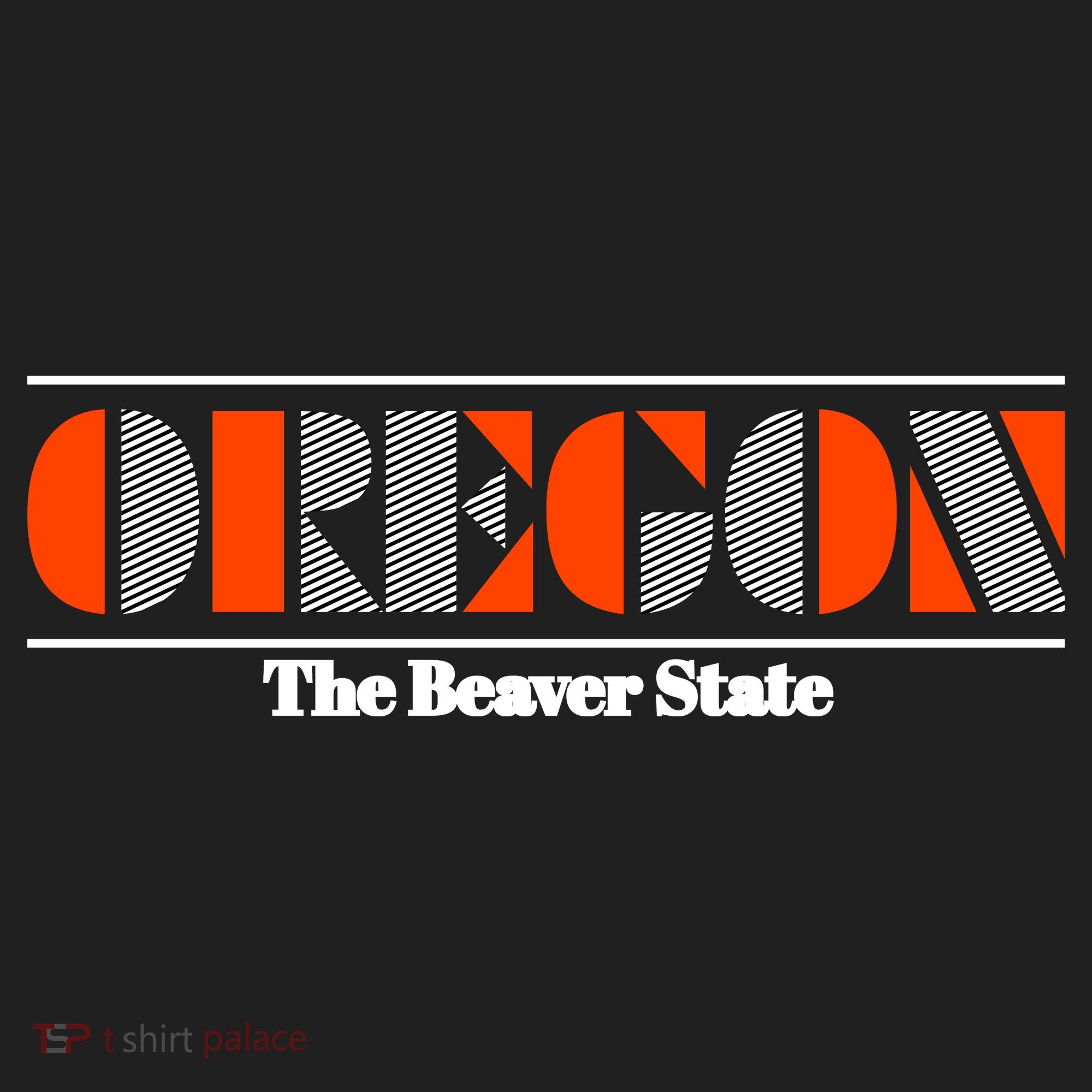 Oregon Retro The Beaver State Logo Beanie