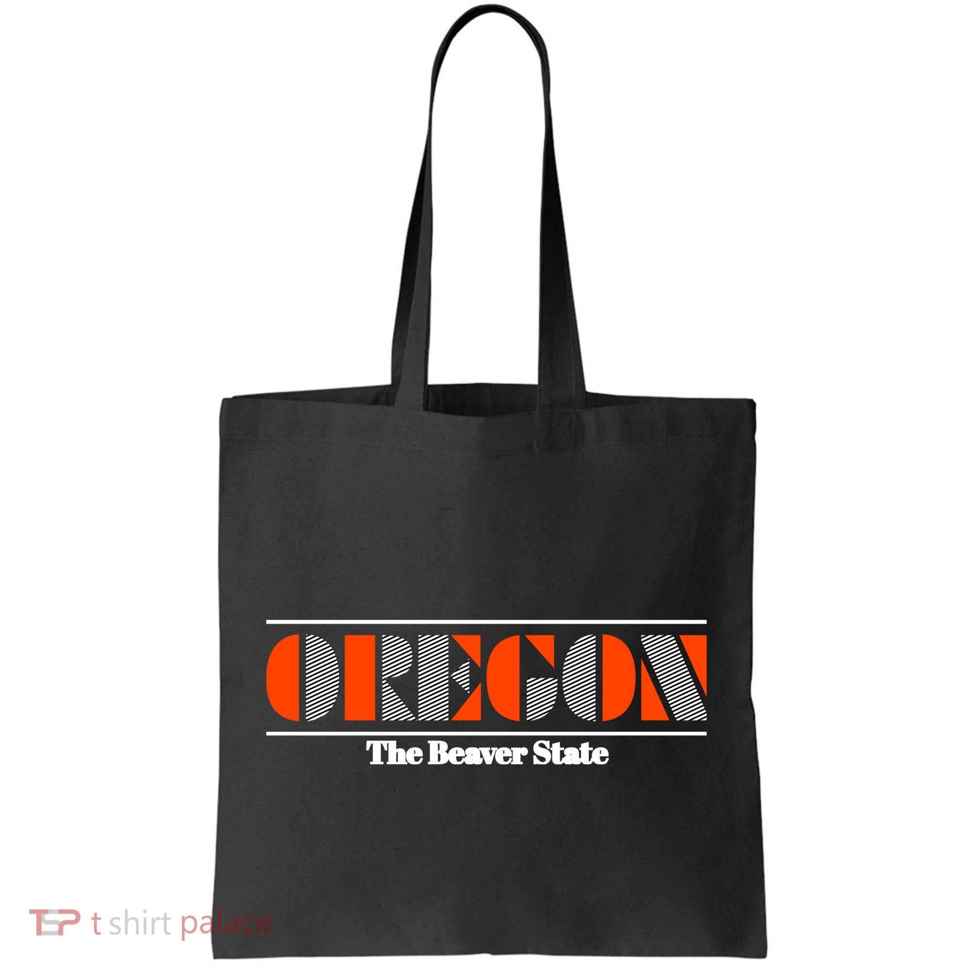 Oregon Retro The Beaver State Logo Tote Bag