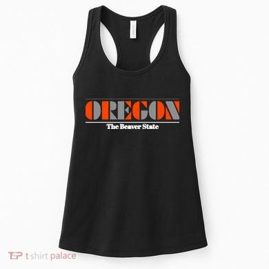 Oregon Retro The Beaver State Logo Women's Tank Top