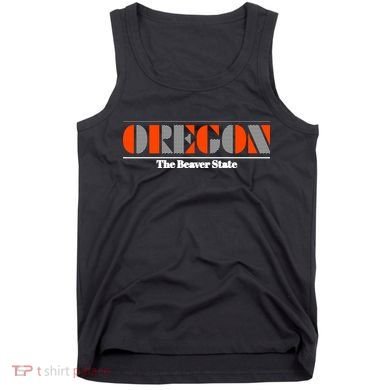 Oregon Retro The Beaver State Logo Tank Top