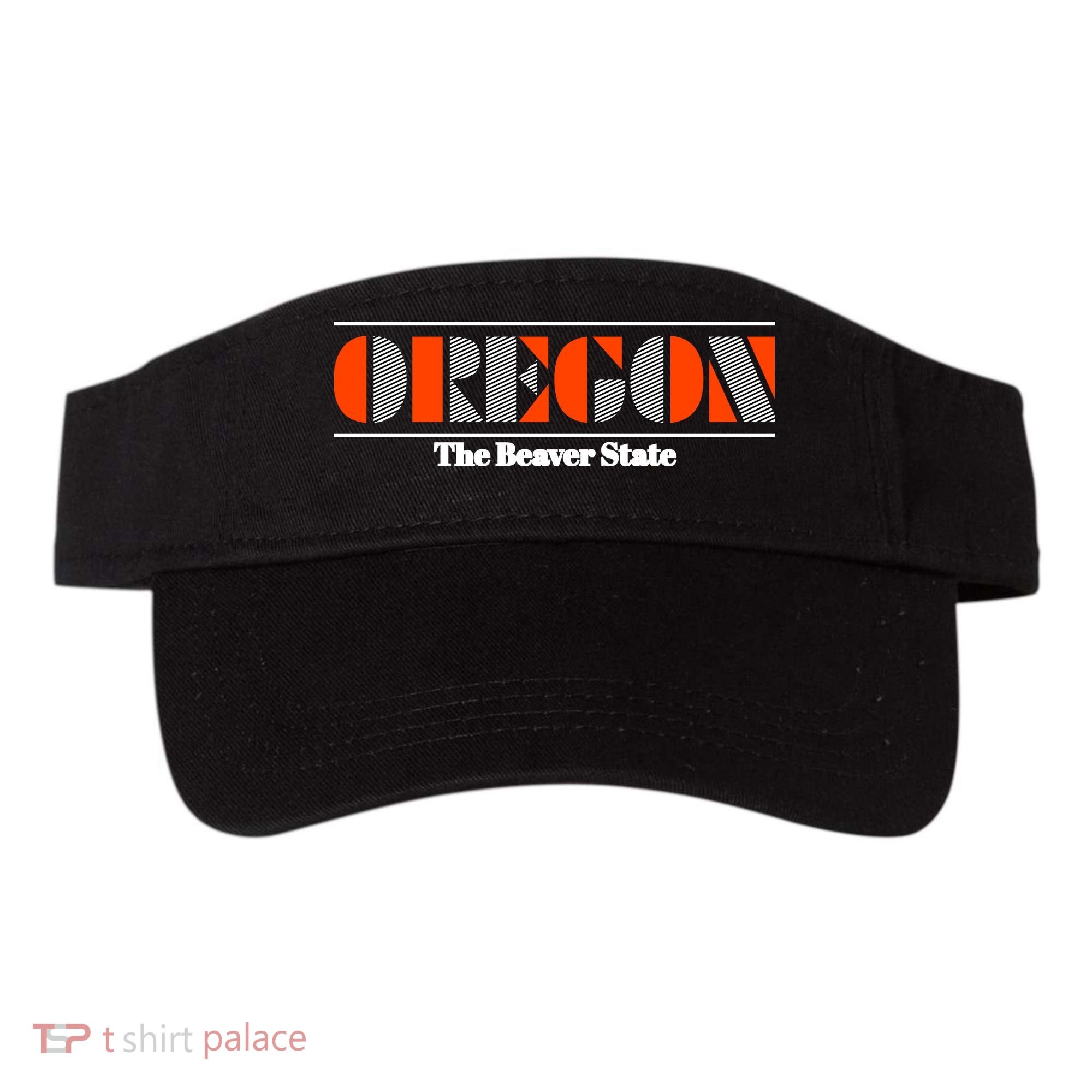 Oregon Retro The Beaver State Logo Visor