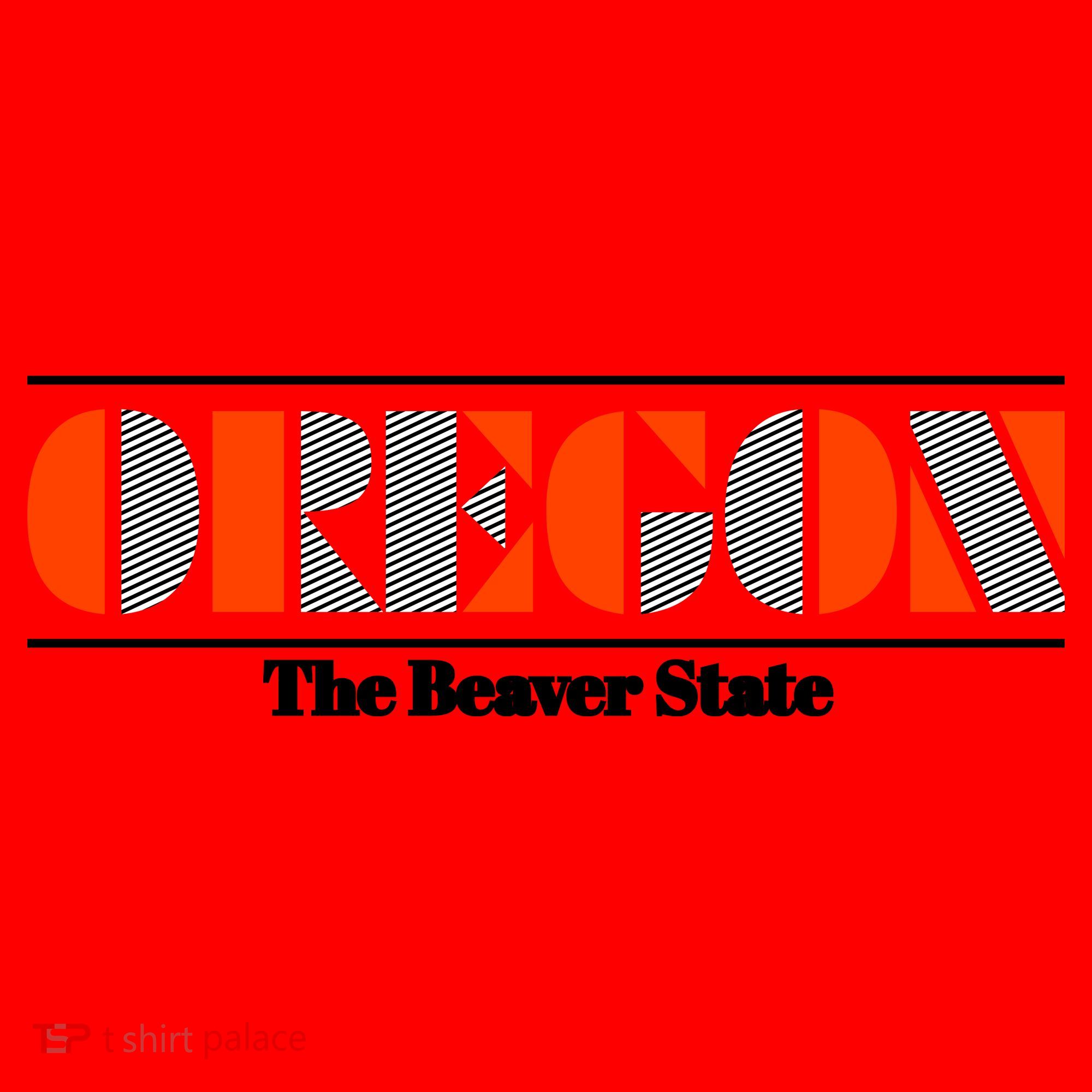 Oregon Retro The Beaver State Logo Santa Hat