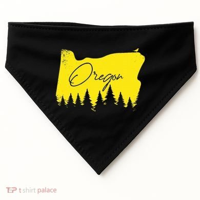 Oregon Retro Vintage USA-Made Doggie Bandana