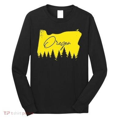 Oregon Retro Vintage Long Sleeve Shirt