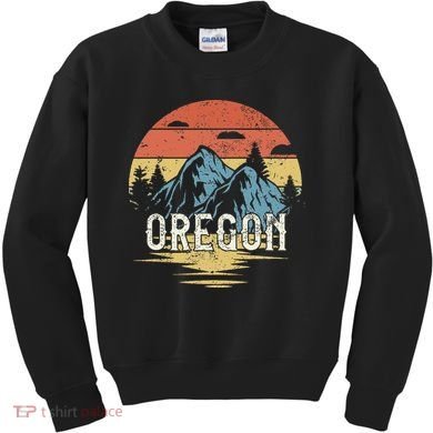 Oregon Retro Vintage Kids Sweatshirt