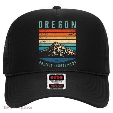 Oregon Retro Vintage Portland Home State Mountains Hat