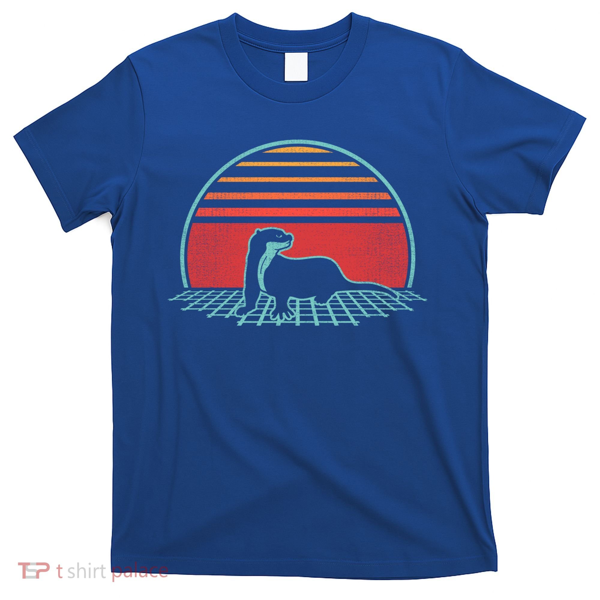 Otter Retro Vintage 80s Style Animal Lover Gift Great Gift T-Shirt