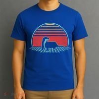 Otter Retro Vintage 80s Style Animal Lover Gift Great Gift T-Shirt thumb 3