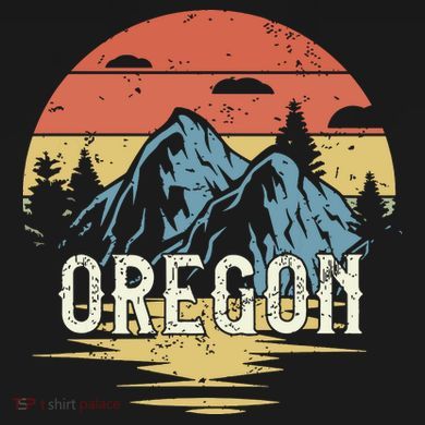 Oregon Retro Vintage Womens Funnel Neck Pullover Hood