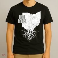 Ohio Roots Vintage Usa Patriotic Pride State Map T-Shirt thumb 3