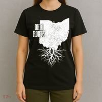 Ohio Roots Vintage Usa Patriotic Pride State Map T-Shirt thumb 4