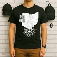 Ohio Roots Vintage Usa Patriotic Pride State Map T-Shirt thumb 6