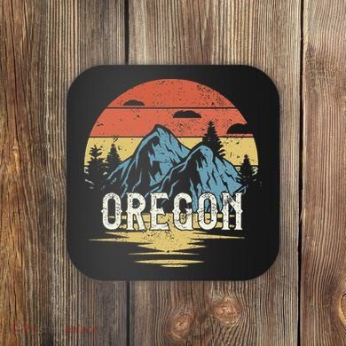 Oregon Retro Vintage Coaster