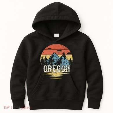 Oregon Retro Vintage Kids Hoodie