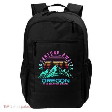 Oregon Retro Vintage Mountains & Outdoors Wilderness State Backpack