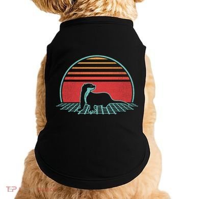 Otter Retro Vintage 80s Style Animal Lover Gift Doggie Tank