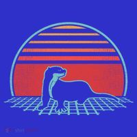 Otter Retro Vintage 80s Style Animal Lover Gift T-Shirt thumb 7