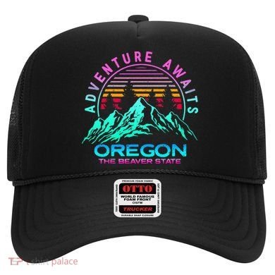 Oregon Retro Vintage Mountain Outdoors State Hat