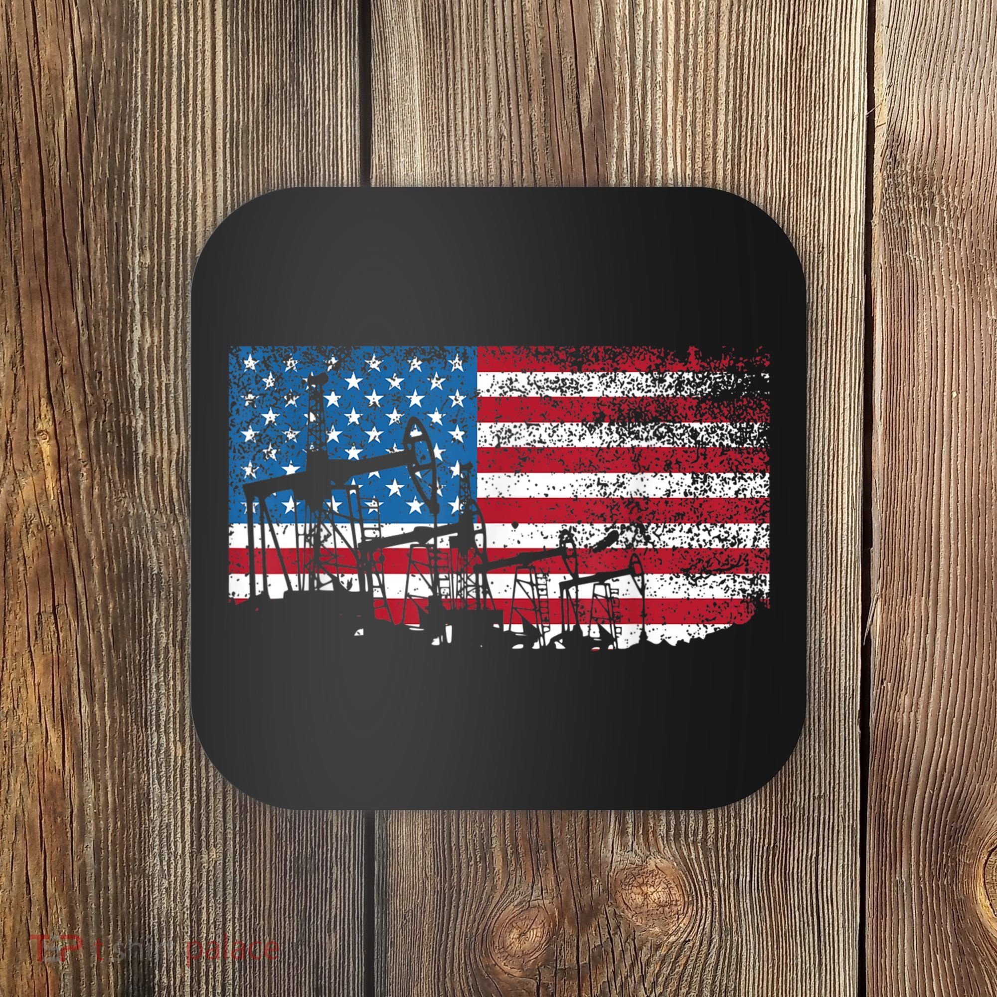 Oil Rig Worker Roughnecks Oilfield Man American Coaster