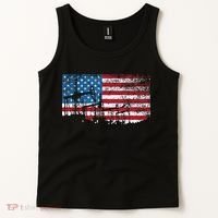 Oil Rig Worker Roughnecks Oilfield Man American Tank Top thumb 2