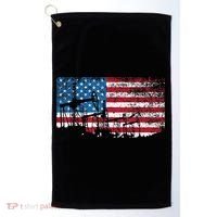 Oil Rig Worker Roughnecks Oilfield Man American Golf Towel thumb 0