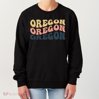 Oregon Retro Waves Women's Sweatshirt
