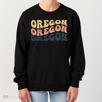 Oregon Retro Waves Women's Sweatshirt thumb 0