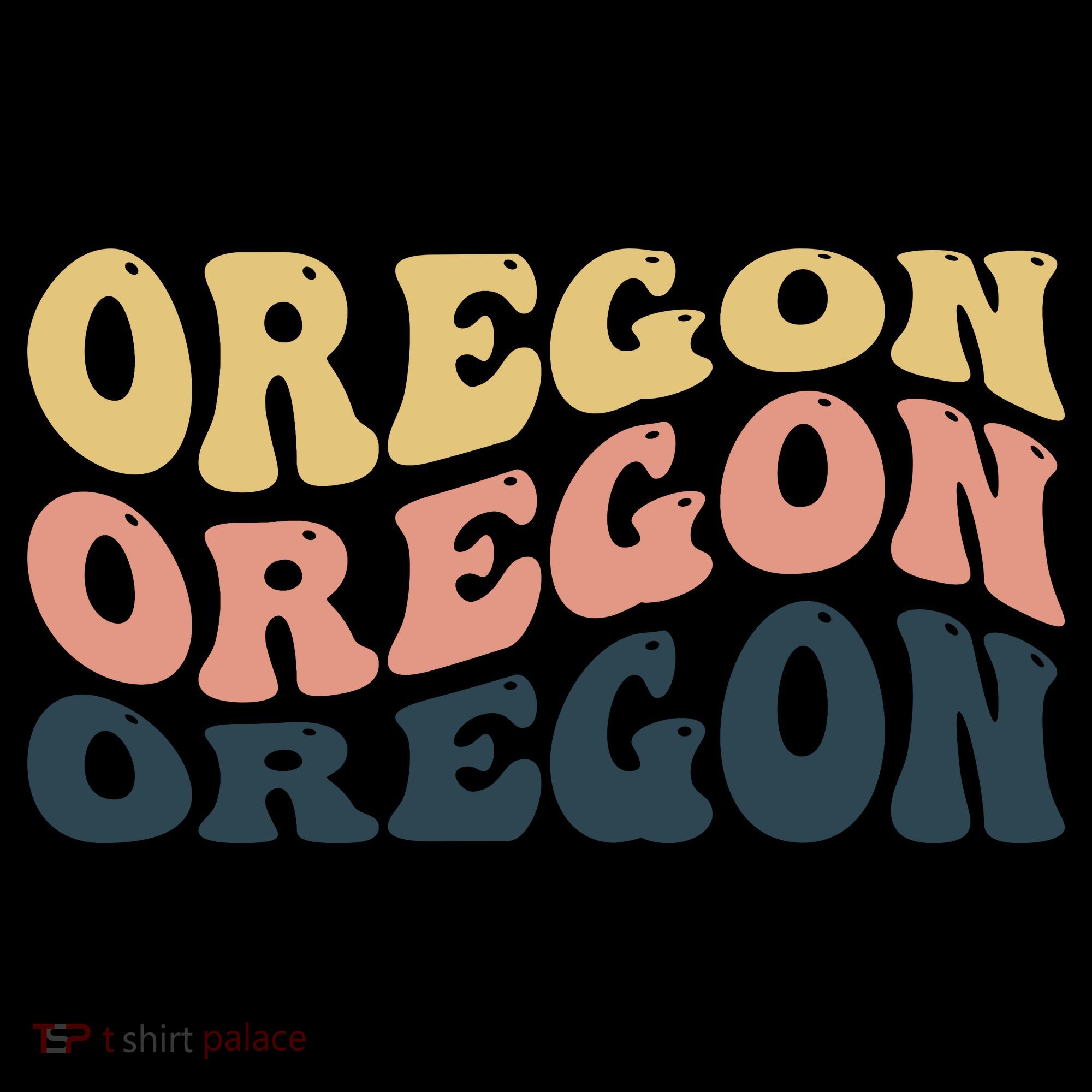 Oregon Retro Waves Doggie Tank